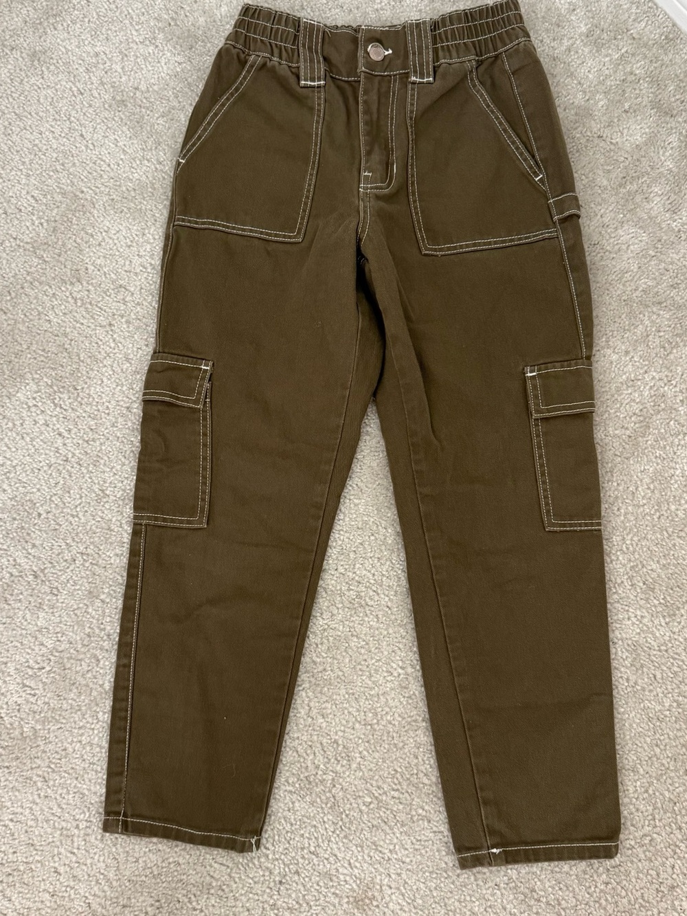 Juniors Olive green Cargo Pants